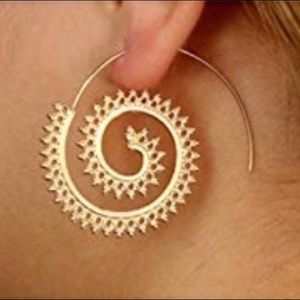 Bohemian Spiral Earrings